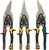 DeWALT DWHT14676 Aviation Snip Set, 2-3/4 in L Cut, Straight Cut, Steel Blade, Ergonomic Handle [SKU: ORG7514136]