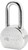 American Lock A701KA#27244 Padlock, Keyed Alike Key, 7/16 in Dia Shackle, 2 in H Shackle, Steel Body, Chrome [SKU: ORG4624474]