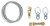 National Hardware N260-399 Picture Hanger Kit, Steel, Brass [SKU: ORG7415326]