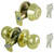 ProSource Deadbolt and Entry Lockset, 3 Grade, Ball Handle, Keyed Alike Key, Brass, Polished Brass [SKU: ORG5328406]