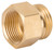 Landscapers Select GHADTRS-6 Hose Connector, 3/4 x 3/4 in, MNH x FNPT, Brass, Brass [SKU: ORG7424179]