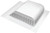Master Flow SSB960AW Roof Louver, 18 in L, 20-1/2 in W, Aluminum, White [SKU: ORG6247654]