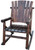 Leigh Country TX 93860 Single Rocker, 29.52 in W, 44-1/2 in H, 300 lb Capacity, Wood Frame [SKU: ORG0106823]