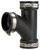 ProSource QT-200 Flexible Pipe Tee, PVC, Black [SKU: ORG4720272]