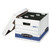 HANG'N'STOR Medium-Duty Storage Boxes, Letter Files, 12.63" x 15.63" x 10", White/Blue, 4/Carton [SKU: FEL00784]