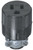 Leviton C20-00617-00E Electrical Connector, 2 -Pole, 15 A, 125 VAC, NEMA: NEMA 5-15R, Black [SKU: ORG4996369]