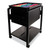 Folding Mobile File Cart, Plastic, 1 Shelf, 1 Bin, 14.5" x 18.5" x 21.75", Black [SKU: AVT55758]