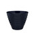 Southern Patio HDR-064770 Planter, 15.9 in Dia, Round, Beehive Design, Resin, Navy [SKU: ORG0942342]