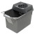 Pail/Strainer Combination, 15 qt, Steel Gray [SKU: RCP6194STL]