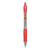 G2 Premium Gel Pen Convenience Pack, Retractable, Extra-Fine 0.38 mm, Red Ink, Clear/Red Barrel [SKU: PIL31279]
