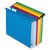 Extra-Capacity SureHook Hanging Folders, 2" Capacity, Letter Size, 1/5-Cut Tabs, Assorted Colors, 20/Box [SKU: PFX6152X2ASST]