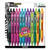 Z-Grip Ballpoint Pen, Retractable, Medium 1 mm, Assorted Artistic Ink and Barrel Colors, 24/Pack [SKU: ZEB12271]