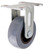 Shepherd Hardware G1 Series 3543 Rigid Caster, 2 in Dia Wheel, TPU Wheel, Gray, 88 lb [SKU: ORG4752614]