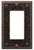 Amerelle 65RDB Wallplate, 4-1/2 in L, 2-13/16 in W, 1 -Gang, Metal, Bronze [SKU: ORG1075076]