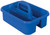 QUANTUM STORAGE SYSTEMS RTC500BL Tool Caddy, HDPE, Blue, 13-3/8 in OAW, 9-1/8 in OAH, 18-1/4 in OAD [SKU: ORG3352564]