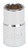 Vulcan MT6529457 Drive Socket, 14 mm Socket, 1/2 in Drive, 12-Point, Chrome Vanadium Steel, Chrome [SKU: ORG1496892]