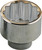 Vulcan MT-SM6019 Drive Socket, 19 mm Socket, 3/4 in Drive, 12-Point, Chrome Vanadium Steel, Chrome [SKU: ORG1719939]