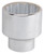Vulcan MT-SS6058 Drive Socket, 1-13/16 in Socket, 3/4 in Drive, 12-Point, Chrome Vanadium Steel, Chrome [SKU: ORG7998099]