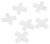 Vulcan MJ-T80806-3L Tile Spacer, 3/8 in Thick, Cross, Plastic [SKU: ORG9572942]