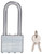 ProSource HD00024L-3L Padlock, Long Shackle, 11/32 in Dia Shackle, Steel, M1 Keyway [SKU: ORG2337996]