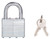 ProSource HD00016 Padlock, Standard Shackle, 11/32 in Dia Shackle, Steel, M1 Keyway [SKU: ORG6006316]