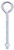 ProSource LR279 Eye Bolt, 7.8 mm Thread, Machine Thread, 3 in L Thread, 1-5/16 in Dia Eye, 222 lb Working Load, Steel [SKU: ORG5974340]