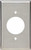 WALL PLATE RND HOLE 1G SS 1PK [SKU: ORG2570372]