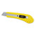 Standard Snap-Off Knife, 18 mm Blade, 6.75" Plastic Handle, Yellow [SKU: BOS10280]