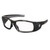 Swagger Safety Glasses, Black Frame, Clear Lens [SKU: CRWSR110]