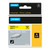 Rhino Heat Shrink Tubes Industrial Label Tape, 0.5" x 5 ft, White/Black Print [SKU: DYM18055]