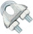 National Hardware N889-013 Wire Cable Clamp, 1/8 in Dia Cable, 7/8 in L, Malleable Iron/Steel, Electro Galvanized/Zinc [SKU: ORG2051571]