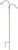 Landscapers Select 5195714 Shepherd Hook, 24 in L, 84 in H, Steel, Hammertone Bronze, Matte, Floor Standing Mounting [SKU: ORG5195714]