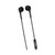 EB125 Earbud with MIC, 6 ft Cord, Black [SKU: MAX199930]