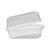 Hinged Lid Pie Wedge Container, 6" Pie Wedge, 4.5 x 4.5 x 2.5, Clear, Plastic, 510/Carton [SKU: PCTYCI890060000]