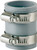 ProSource Coupling, 3/4 in x 3/4 in, PVC, Grey [SKU: ORG5096524]
