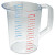 Bouncer Measuring Cup, 2 qt, Clear [SKU: RCP3217CLE]