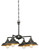 Westinghouse Iron Hill Series 6345000 Chandelier, 120 V, 1-Tier, 4-Lamp, Incandescent, LED Lamp, Metal Fixture [SKU: ORG3048345]