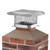 SHELTER SCSS99 Chimney Cap, Stainless Steel, Fits Duct Size: 7-1/2 x 7-1/2 to 9-1/2 x 9-1/2 in [SKU: ORG6321400]