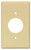 Eaton Wiring Devices PJ7LA Outlet Wallplate, 4.88 in L, 3.13 in W, Mid, 1 -Gang, Polycarbonate, Light Almond [SKU: ORG7211188]