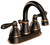 Moen Caldwell Series WS84667BRB Bathroom Faucet, 1.2 gpm, 2-Faucet Handle, Metal, Mediterranean Bronze, Lever Handle [SKU: ORG7123532]