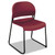 GuestStacker High Density Chairs, Supports 300 lb, 17.5" Seat Height, Mulberry Seat, Mulberry Back, Black Base, 4/Carton [SKU: HON4031MBT]