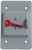 Carlon E98TSCN-CAR Device Cover, 4-3/4 in L, 3 in W, Rectangular, Polycarbonate, Gray, Textured [SKU: ORG1245059]