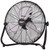 PowerZone LF-20 Floor Fan, 120 VAC, 20 in Dia Blade, 3-Blade, 3-Speed, 360 deg Rotating, Black [SKU: ORG0840249]