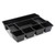 High Capacity Drawer Organizer, Eight Compartments, 14.88 x 11.88 x 2.5, Plastic, Black [SKU: UNV20120]