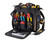 CLC Tool Works Series 1537 Multi-Compartment Tool Carrier, 7 in W, 13 in D, 13 in H, 33-Pocket, Polyester, Black/Brown [SKU: ORG7754484]