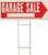 HY-KO RS-804 Lawn Sign, Garage Sale, White Legend, Plastic, 24 in W x 9-1/2 in H Dimensions [SKU: ORG6055255]