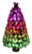 Hometown Holidays 54630 Fireworks Fiber Optic, 8-3/4 in L, Christmas, PVC, Ombre, Shiny [SKU: ORG0039917]