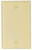 Eaton Cooper Wiring 2129 2129LA Wallplate, 4-1/2 in L, 2-3/4 in W, 0.08 in Thick, 1 -Gang, Thermoset, Light Almond [SKU: ORG4248118]