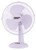 PowerZone FT-30 Oscillating Table Fan, 120 V, 12 in Dia Blade, 3-Blade, 3-Speed, 882 cfm Air, 72 in L Cord, White [SKU: ORG8506222]