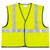 Class 2 Safety Vest, Polyester, X-Large, Fluorescent Lime with Silver Stripe [SKU: CRWVCL2SLXL]